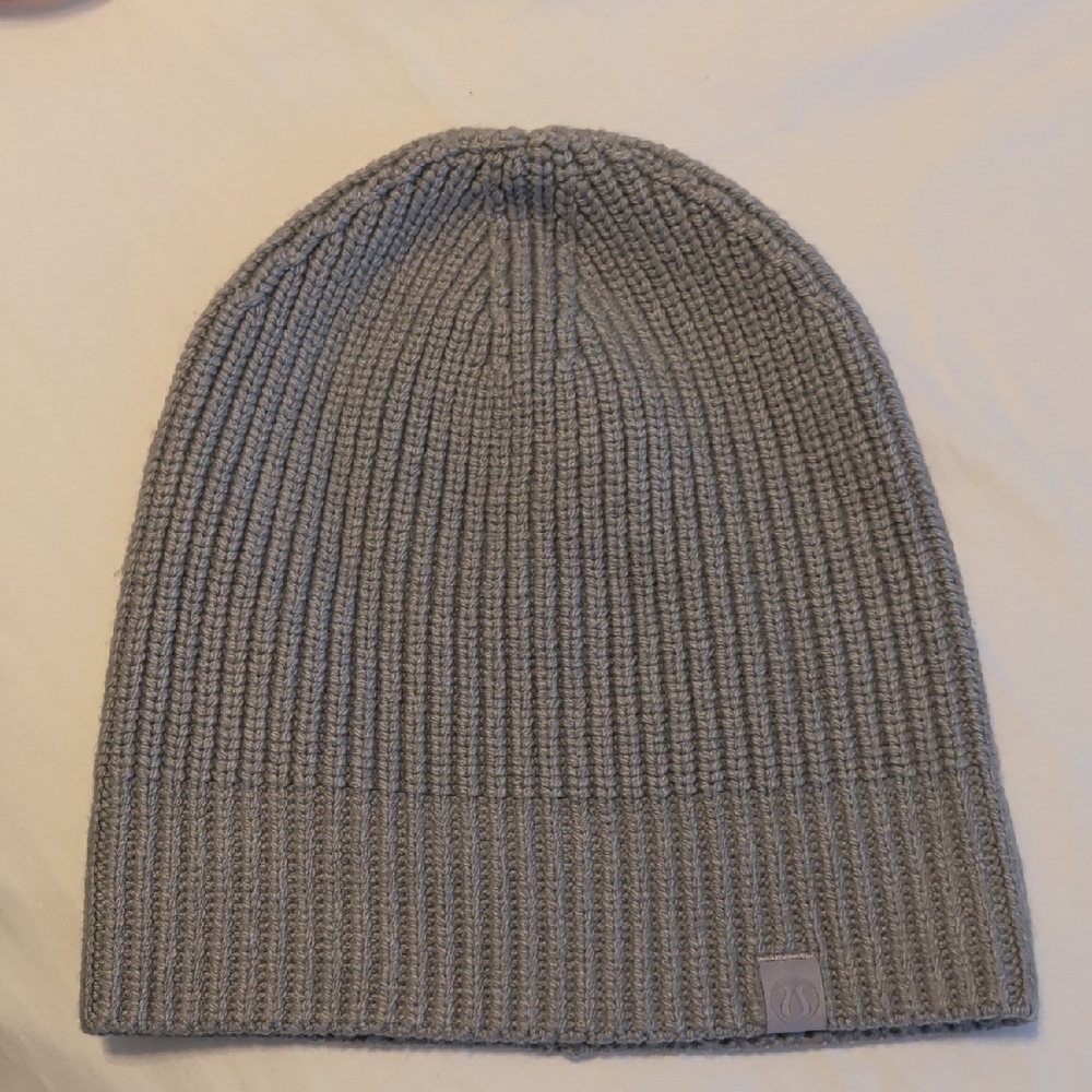 lululemon athletica Gray Ribbed Beanie